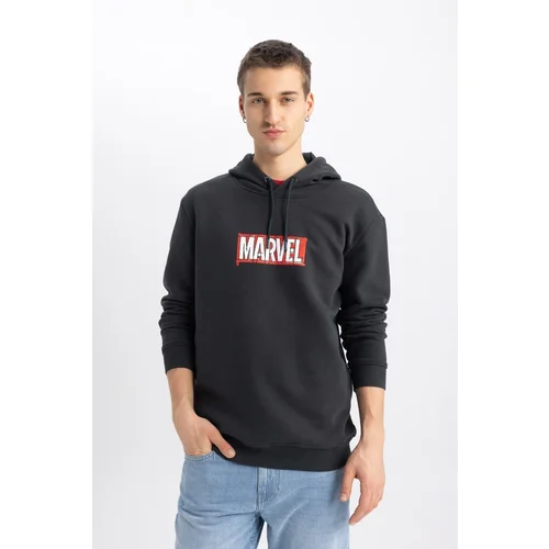 Defacto Marvel Regular Fit Hooded Sweatshirt