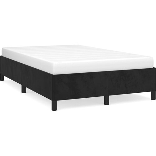 VidaXL Posteljni okvir temno siv 120x190 cm žamet Slike