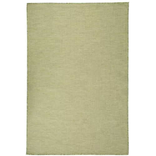 Vanjski tepih ravnog tkanja 120 x 170 cm zeleni