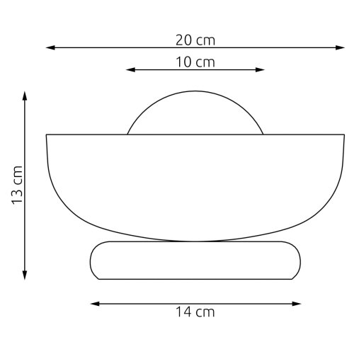  Stona lampa OZZY 1xG9/8W/230V bela Slike