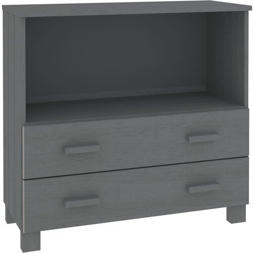 Maison Chic Komoda - Predalnik HAMAR temno siva 85x35x80 cm trdna borovina, (21721591) Cene