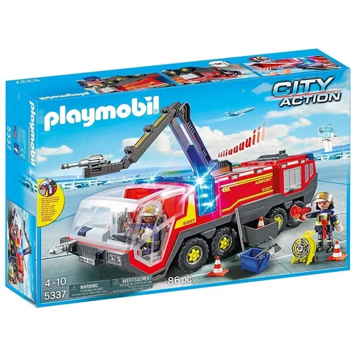 Playmobil LETALIŠKI GASILSKI TOVORNJAK Z LUČMI IN ZVOKOM 5337, (20393284)