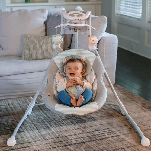 Kids II ingenuity ljuljaska inlighten - landry the lion 12164 Slike