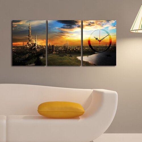 WALLXPERT 3P3040CS-82 Vi&scaron;enamenski Dekorativni Zidni Sat (3 Komada) Cene
