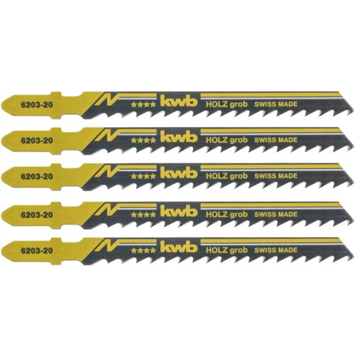 KWB Set listova za ubodnu pilu za drvo, 5 komada, 620325 Cijene