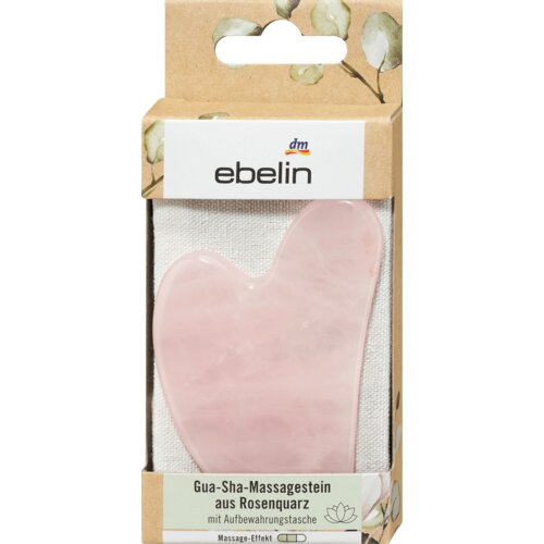 ebelin gua-sha kamen za lice od rozenkvarca 1 kom Cene