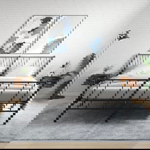 VidaXL Zidni noćni ormarići 2 kom dimljenog hrasta 35x35x20 cm Slike