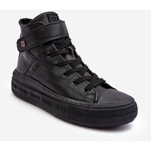 Big Star Women's insulated sneakers on the Black MM274008 platform Slike