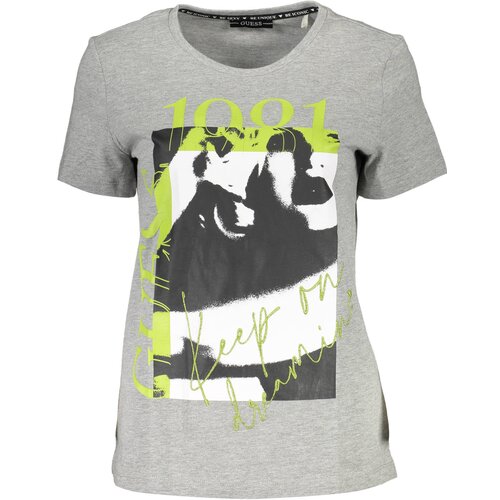 Guess Jeans WOMEN&amp;amp;#39;S SHORT SLEEVE T-SHIRT GRAY Slike