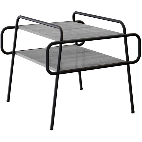  Stolić za kavu Siva Sonoma 60 x 60 x 51 cm Konstruirano drvo Slike