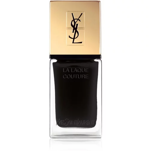 Yves Saint Laurent La Laque Couture lak za nohte odtenek 73 Noir Over Noir 10 ml