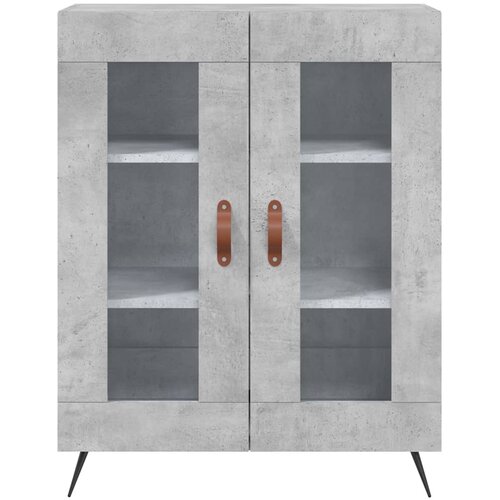  Visoka komoda siva betona 69,5x34x180 cm od konstruiranog drva Slike