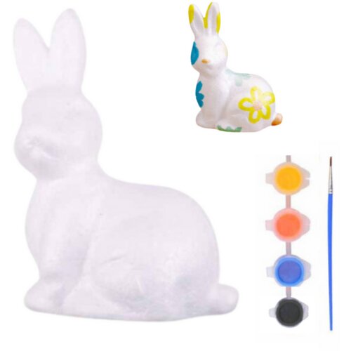 Kist za bojanje ukrasa od stiropora Bunny Slike