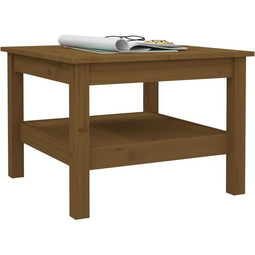 vidaXL Stolić za kavu boja meda 55 x 55 x 40 cm od masivne borovine Cijene