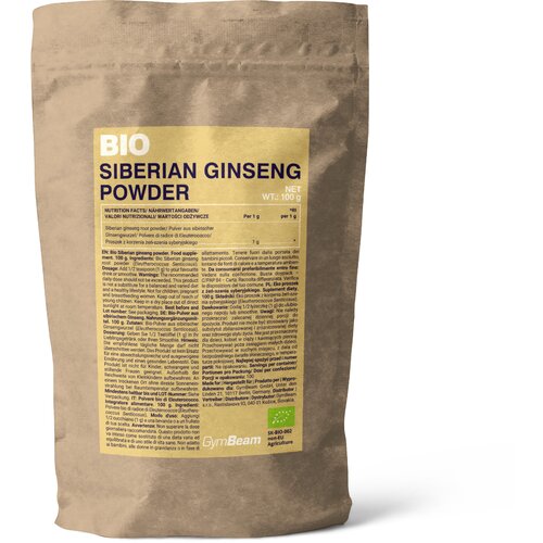 GymBeam BIO Sibirski ginseng u prahu - GymBeam Slike