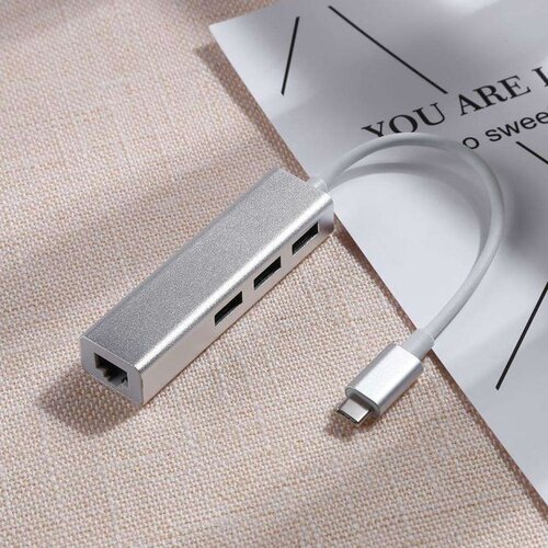 Optimus USB-C Hub adapter (3x USB 3.0, Gigabit LAN RJ45) Cijene
