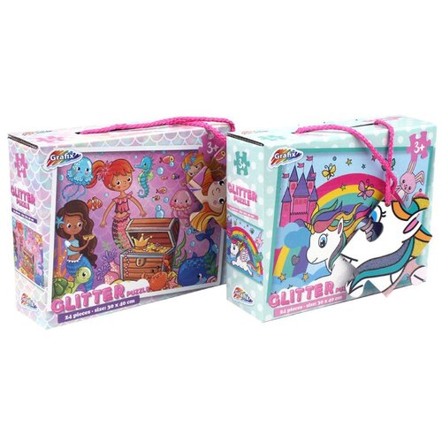 Grafix slagalica GLITTER 24 dela 882002 Cene