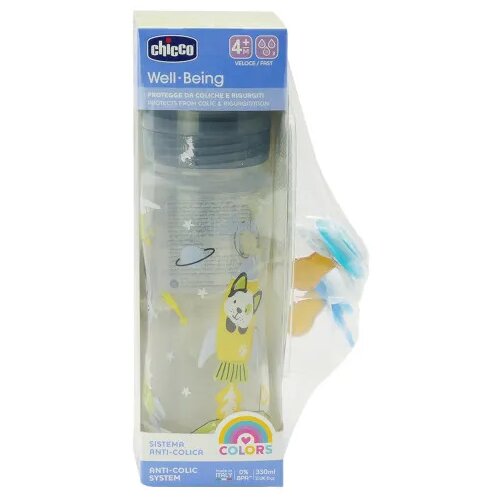CHICCO CFL Chicco WB PP fla&amp;scaron;ica 330ml siva+Chicco PhAir laža Slike