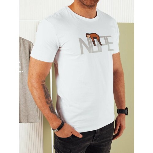 DStreet Men's T-shirt with white print Cene