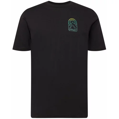 Oakley Funkcionalna majica 'MOUNTAIN' rumena / petrol / črna