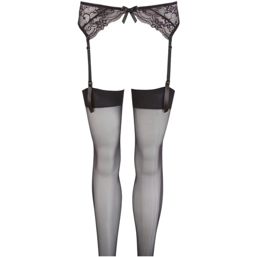 NO:XQSE Suspender Belt and Stockings 2340062 Black S/M Slike