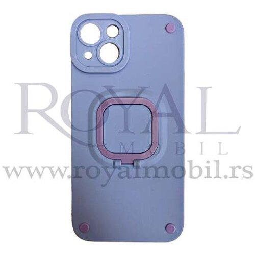  futrola pelit silikon sa drzacem za iphone 13 pro max (6.7) svetlo plava sa lila Slike