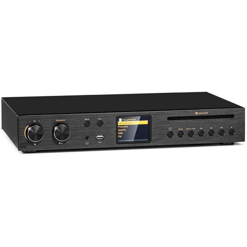 Auna Black Star, CD HiFi sprejemnik, ojačevalnik, internet / DAB + / FM radio, CD predvajalnik, WiFi Cene