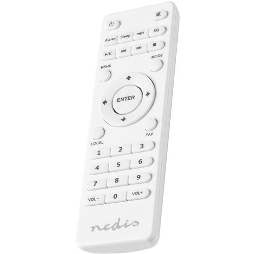 Nedis Infrardeči nadomestni daljinski upravljalnik za internetni radio RDIN2000WT / RDIN2500WT, Bela, (5000277119) Slike