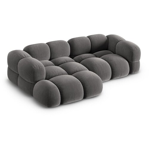 Cosmopolitan Design Siva bar&amp;scaron;unasti kutna garnitura (s lijevim kutom/s ležaljkom) Loretto &amp;ndash; Slike
