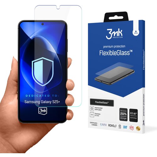BZ 3MK KALJENO STEKLO ZA SAMSUNG GALAXY S25+ FLEXIBLEGLASS FLEXIBLE PROTECTION, (5000025241) Cene