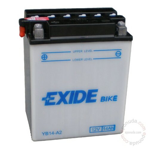Exide BIKE YB14-A2 12V 14Ah akumulator Slike