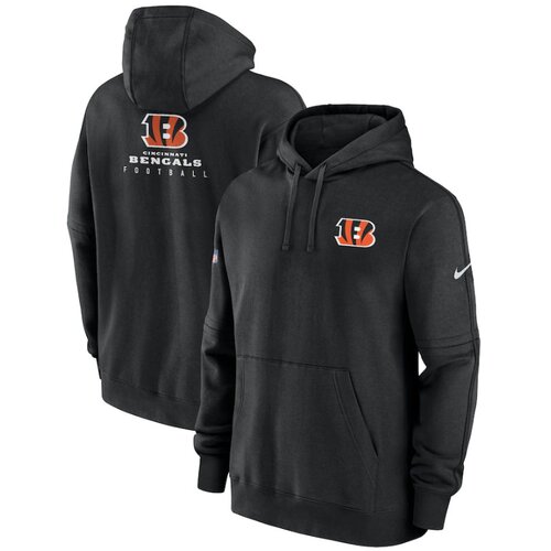 Nike Cincinnati Bengals Club Sideline Fleece Pullover pulover s kapuco Cene