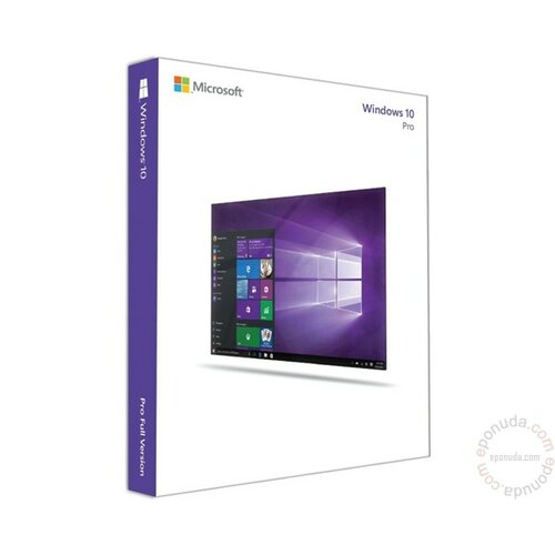 Microsoft Windows 10 Pro 32bit/64bit Eng Intl non-EU/EFTA USB (FQC-08790) operativni sistem Slike