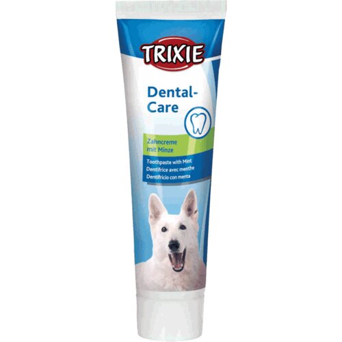 Trixie Zobna Pasta z meto za pse 100g Slike