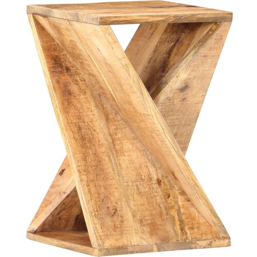 vidaXL Stranska mizica 35x35x55 cm trden mangov les Cene