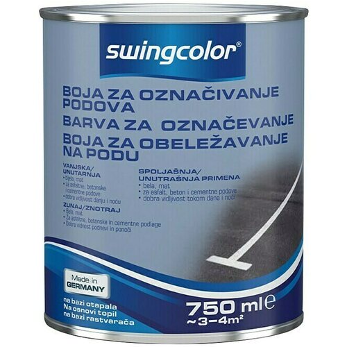 SWINGCOLOR Boja za označavanje cesta (Bijele boje, 750 ml) Slike