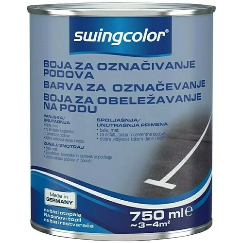 SWINGCOLOR Boja za označavanje cesta (Bijele boje, 750 ml)