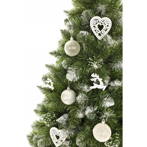 Lean Toys Umetni diamantni bor 220 CM Premium božično drevo Slike