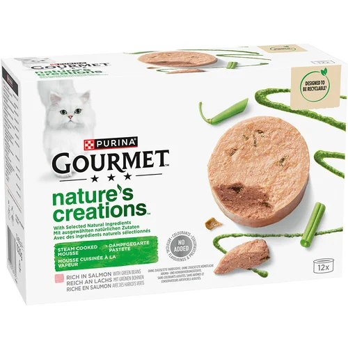 Gourmet 20 % popusta! 24 x 85 g Nature's Creations - Pašteta: losos i mahune