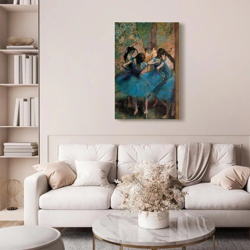  Slika - Edgar Degas &amp;ndash; Blue Dancers 80x120 Akustična Slike