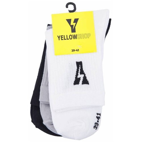 YELLOW Dokolenke PACK DE 3 THUNDER SOCKS Večbarvna Slike