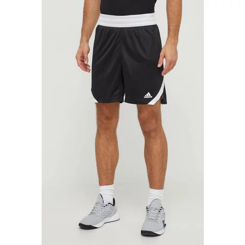 Adidas Kratke hlače za vadbo Icon Squad črna barva