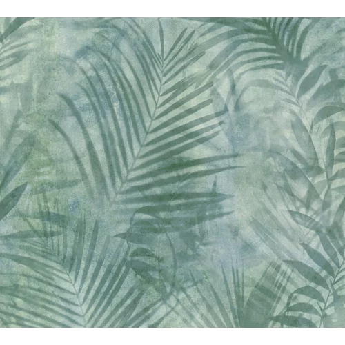 A.S. CREATION TAPETEN Tapeta iz netkane tekstilije AS CREATION Neue Bude 2.0 ED (kremasto zelena, cvetlični vzorec, 10,05 x 0,53 m)