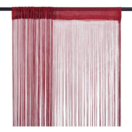 vidaXL Zavese iz nitk 2 kosa 100x250 cm bordo barve Cene