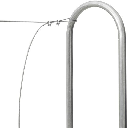  Stalak za drva za ogrjev 250x25x150 cm Pocinčani čelik Slike