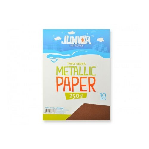 Jolly papir metalik, braon, A4, 250g, 10K ( 136110 ) Cene