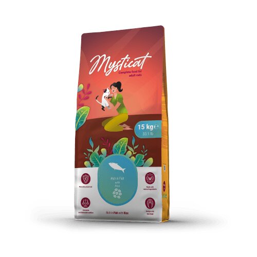 Craftia mysticat rich in fish with rice adult cat - 15 kg Slike