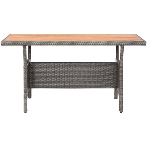  Vrtni stol sivi 120 x 70 x 66 cm od masivnog bagremovog drva Slike
