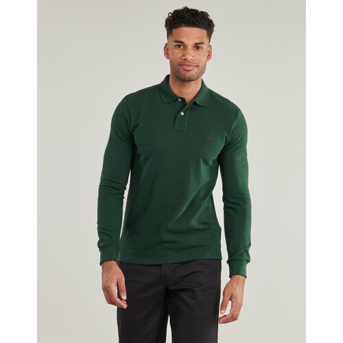Polo Ralph Lauren POLO COUPE DROITE EN COTON BASIC MESH Zelena Slike