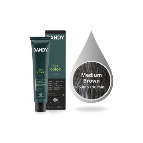 Boja za kosu Muška Dandy 60 ml – 4 Medium Brown Cijene